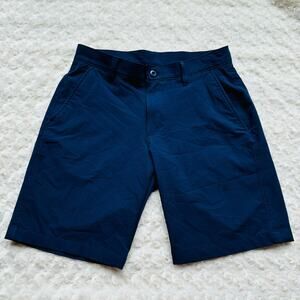 Under Armour Mens Tech Performance Golf Blue Shorts Size 32